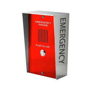 Interphone d'urgence 4G LTE étanche avec fonction d'appel sans fil, alimentation par prise et batterie, protection IP65 - Product Image 1