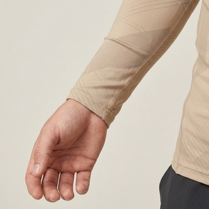 OEM Custom Logo Men Compression Shirt Long Sleeve Gym Fitness Tight Top Activewear Moisture Wicking Sports T-Shirt - Product Image 3