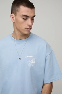 Camiseta oversize para hombre, corte holgado, hombros caídos, algodón grueso, estilo streetwear, fabricante mayorista - Product Image 5