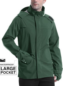 Chaqueta Impermeable Softshell 2026, Superventas, con Logotipo Personalizado, Ropa de Trabajo, Chaqueta Táctica Cortavientos para Hombre, Chaqueta de Senderismo Softshell - Product Image 2