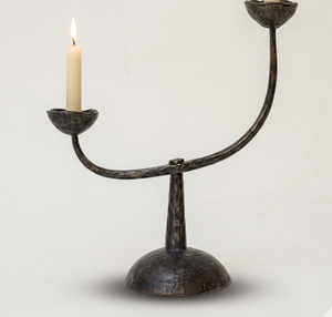 Candelabro de Metal Hecho a Mano Tradicional y Soporte de Hierro - Lujo Romántico para Bodas y Eventos Festivos, Decoración del Hogar, Centro de Mesa - Product Image 1