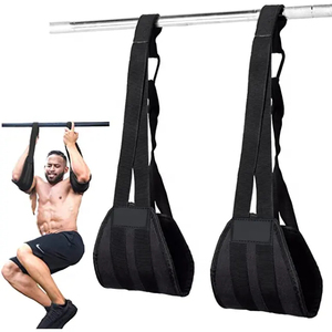 Correas Abdominales Personalizadas con Ganchos de Acero, Soporte Ajustable Antideslizante para Gimnasio, Ejercicios de Core, Entrenamiento de Fuerza - Product Image 3