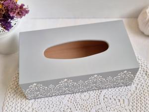 Caja de pañuelos de madera con estampado nórdico para un estilo de hogar minimalista, caja de pañuelos facial al por mayor - Product Image 3
