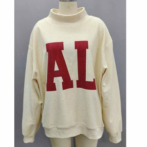Sudadera de cuello redondo de algodón y felpa personalizada de EE. UU. con bordado de letras de chenilla y sarga, unisex, de invierno, 2 piezas, cuello simulado - Product Image 3