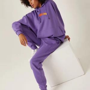 Ensembles de sweats à capuche et de sweat-shirts pour femmes, tendance automne, imprimés écologiques, 100% coton, ensembles assortis décontractés, taille plus, ensemble deux pièces - Product Image 1