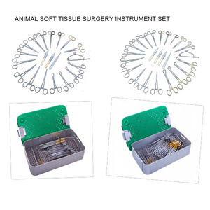 Kit d'instruments chirurgicaux orthopédiques vétérinaires PISSCO, ensemble de chirurgie des tissus mous pour animaux, FESS, chirurgie vétérinaire, seul un seul ensemble, pas 2. - Product Image 2