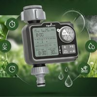 Programmateur d'arrosage programmable en plastique ABS durable avec interrupteur de verrouillage pour robinet de tuyau