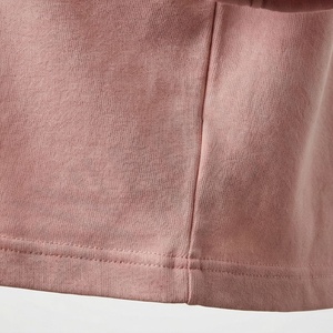 Ladies <b>Blouse</b> Cotton Plain Short Sleeve Stretchable Apparel Women Cropped Tees Activewear Breathable Customized Color - Product Image 5