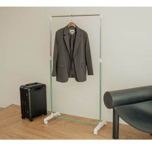 Porte-manteau moderne en métal pour salon, meuble de rangement extensible - Product Image 3