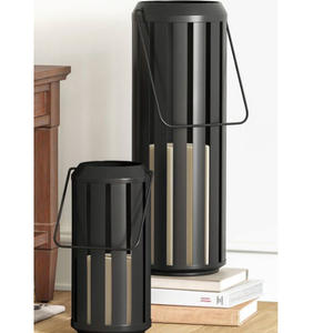 Lanterne en métal vintage de luxe, porte-bougie pour la maison, l'hôtel et le restaurant, décoration de Noël et de Pâques, faite à la main, écologique - Product Image 5