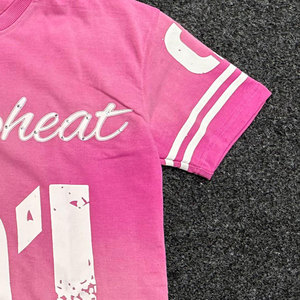 เสื้อยืดลำลองระบายอากาศได้ดี พิมพ์ลายได้ตามต้องการ สำหรับผู้ชายและผู้หญิง สีพื้นด้านหน้า ผ้าฝ้ายคุณภาพสูง 100% น้ำหนัก 220gsm - Product Image 4