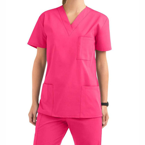 Women's Premium Medical Clothing Hospital <b>Scrub</b> <b>Set</b> with Comfortable Jogger Pants and OEM Branding Service - Product Image 6
