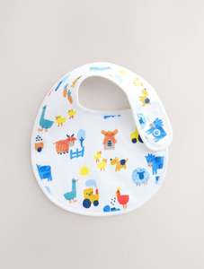 Baberos de Bebé 100% Bambú y Algodón Suave, Super Absorbentes, con Cuello Ajustable - Product Image 2