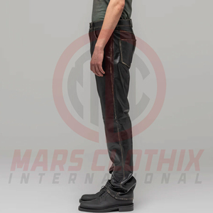Professional Manufacture Men Leather <b>Pant</b> For Outdoor Wear Wholesale Rate Soft Leather Made Men Casual <b>Pants</b> - Product Image 6