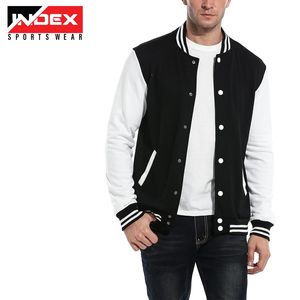 Chaqueta Varsity para Hombre OEM, Chaqueta Bomber Retro con Mangas de Cuero, Estilo Urbano, Ropa de Invierno Personalizada - Product Image 6