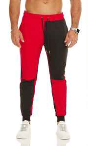 Pantalones Deportivos para Hombre de Alta Calidad, Tela Gruesa de Forro Polar, Cintura Ajustable, Color Negro - Product Image 1