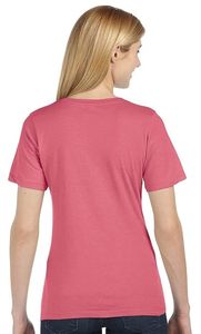 Camiseta de Moda Transpirable con Cuello Redondo para Mujer, Bella Canvas, Algodón Suave, Top Informal para Uso Diario - Product Image 4