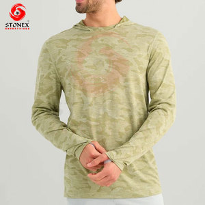 Wholesale Men's <b>UV</b> <b>Protection</b> Fishing <b>Hoodie</b> Quick Dry Long Sleeve Athletic Performance <b>hoodie</b> - Product Image 2
