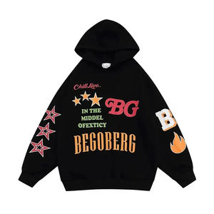 Fabricant de sweats à capuche pour hommes de haute qualité, vente en gros, impression personnalisée, molleton de coton, pull-over, vêtements décontractés d'hiver, mode streetwear. - Product Image 1