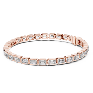 IGI Certified Lab Grown Diamond Tennis <b>Bracelet</b> 10K 14K 18K Gold <b>Adjustable</b> VVS And VS Lab Created Diamond Tennis Chain - Product Image 1