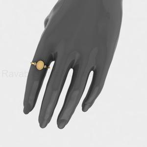 Solid 925 Silver 6x8mm Oval Bezel <b>Ring</b> Setting Zircon 14K Gold Plated <b>Blank</b> <b>Ring</b> Breastmilk Keepsake Jewelry DIY Findings - Product Image 2