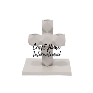 Bougeoir scandinave moderne et minimaliste en aluminium fait main, étanche, style nordique, pour centre de table décoratif - Product Image 5