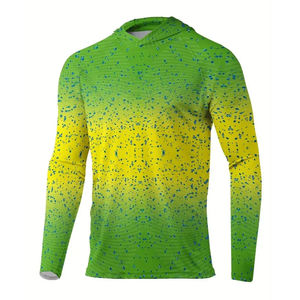 Camisetas de Pesca de Manga Larga con Sublimación de Alta Calidad, Impresión UV Completa, Poliéster y Spandex, Ropa de Pesca de Alto Rendimiento - Product Image 2