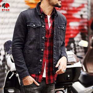 Chaqueta Vaquera Personalizada de Primera Calidad Ryan Pro Gear para Hombre, Cierre de Botones, Acolchada, de Secado Rápido, Cuello Camisero - Product Image 6