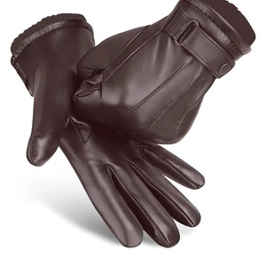 High Quality Leather Winter <b>Gloves</b> Thermal Insulated Warm <b>Gloves</b> for Cold Weather Outdoor Work Driving and Daily Wear - Product Image 4