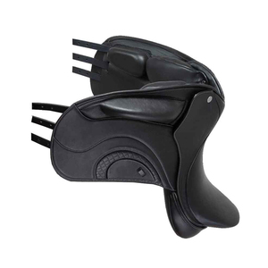 Selle de dressage personnalisée Ilfas Industries la plus vendue avec arceau en bois durable et réglable en cuir pour l'entraînement équestre - Product Image 4
