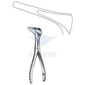 Espéculos Nasales Killian de 13 cm / 5 Pulgadas con Hoja de 65 mm sin Tornillo Lateral, Acabado de Acero Inoxidable, Estándar Profesional - Product Image 1