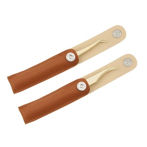 Kit de pinces à épiler professionnelles en acier inoxydable pour extensions de cils, pinces à sourcils pour volume, durables, réutilisables, logo personnalisé, modèle GS-506 - Product Image 5