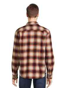 เสื้อเชิ้ตแขนยาวลายสก็อตผู้ชาย ผ้าฝ้ายทอ 100% ปกติดกระดุม สวมใส่สบายๆ สำหรับฤดูใบไม้ร่วง - Product Image 2