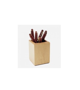 Portalápices creativo de madera para oficina, artesanía natural para oficina y escuela, artículo de regalo para profesores a precio de mayoreo. - Product Image 3