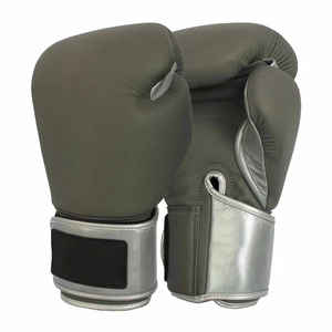 Gants de boxe personnalisés de qualité supérieure en cuir véritable, pour entraînement professionnel, sparring, kickboxing, Muay Thai, fabrication OEM ODM sur mesure - Product Image 1