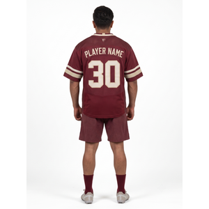 Camiseta de Fútbol Americano Personalizada Sublimada 100% Poliéster Transpirable con Nombre del Equipo, Fabricante OEM, Uniforme Masculino de Manga Corta - Product Image 2