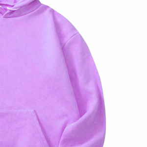 High Quality 100% Cotton French Terry Regular Fit Heavyweight <b>Thick</b> <b>Fleece</b> Pocket Pullover Hoodie Plain Blank Custom Men Hoodies - Product Image 4