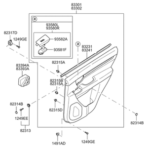 Nouveaux interrupteurs et commandes Santa Fe 935802B000J4 - Product Image 2