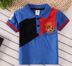 Camisetas Polo de Manga Corta Estampadas Casuales para Bebés Niños, Verano, Poliéster/Algodón, Venta al Por Mayor a Precio de Fábrica - Product Image 3