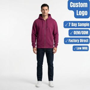 Men's Modern <b>Zip</b> Hoodie Custom OEM ODM Private Label Garment Manufacturer - Product Image 1