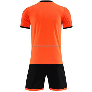 Soccer Uniform Set Customized New Style 100% Mesh Breathable Quick Dry Unisex Adult Factory Direct Sale Sublimated Soccer Jersey - Product Image 2