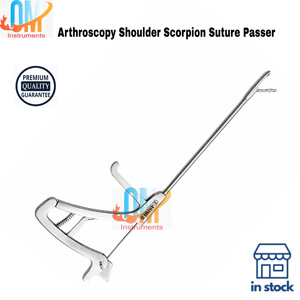 Pasador de Suturas Scorpion Profesional para Artroscopia de Hombro – Acero Inoxidable de Grado Médico – Instrumento Quirúrgico Reutilizable |   OLDMED - Product Image 3