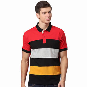 Chemise polo pour homme adulte à design imprimé personnalisé, séchage rapide, 100% coton polyester respirant, pull à manches courtes, polo doré - Product Image 3