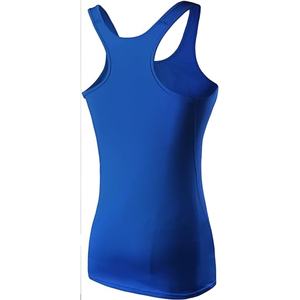 Lady Fitness XS 100% Coton Tissé Respirant Casual Sport Débardeur pour Femmes Couleur Solide Impression Personnalisée Design Free Cold Feeling - Product Image 2