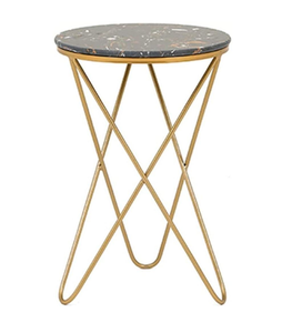 Mesa de Centro de Metal de Estilo Nórdico, Simple y de Lujo, Mesa Auxiliar Blanca - Product Image 4