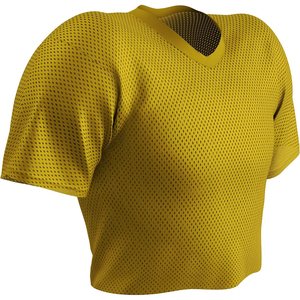 V-Neck <b>Mesh</b> <b>Short</b> Sleeve Sport Jersey Breathable Solid Color Adult Regular Fit 100% Polyester Men's Football Apparel - Product Image 6