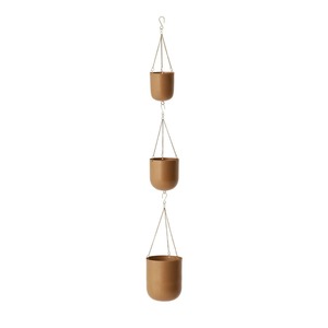 Pot de fleurs suspendu minimaliste avec sangle en corde pour une utilisation en intérieur et en extérieur - Product Image 4