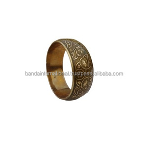 Hand Crafted Iron Bangle With Flower Design For Women Wearing Indian <b>Jewellery</b> Beautiful Design For Gifts - Product Image 3