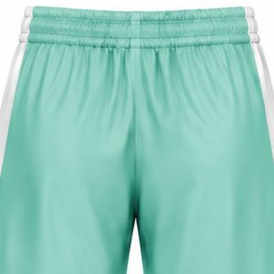 Men Mint <b>Green</b> Sublimated Ice Hockey Shorts Polyester Striped Athletic Team Sportswear Match Training Game Apparel - Product Image 5