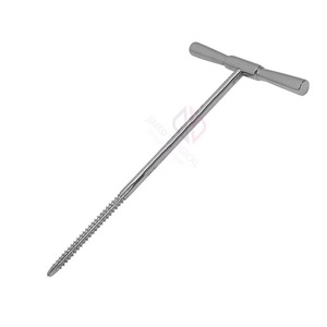 <b>Top</b> Selling 6-Inch Stainless Steel Veterinary Orthopedic Cannulated T-Handle Bone <b>Tap</b> Manual Screw <b>Tap</b> for Surgery Use - Product Image 1